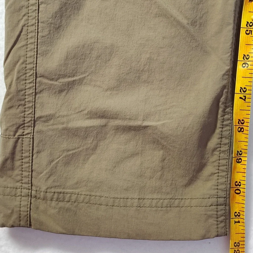 Marmot Men's Nylon Pants size 32x31 Tan Zipper Tech‎ Pocket Stretch Trail Hiking
